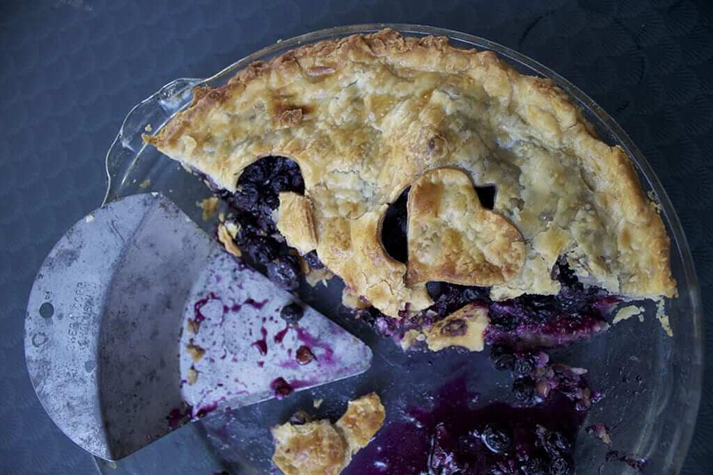 Downie Island Blueberry Pie