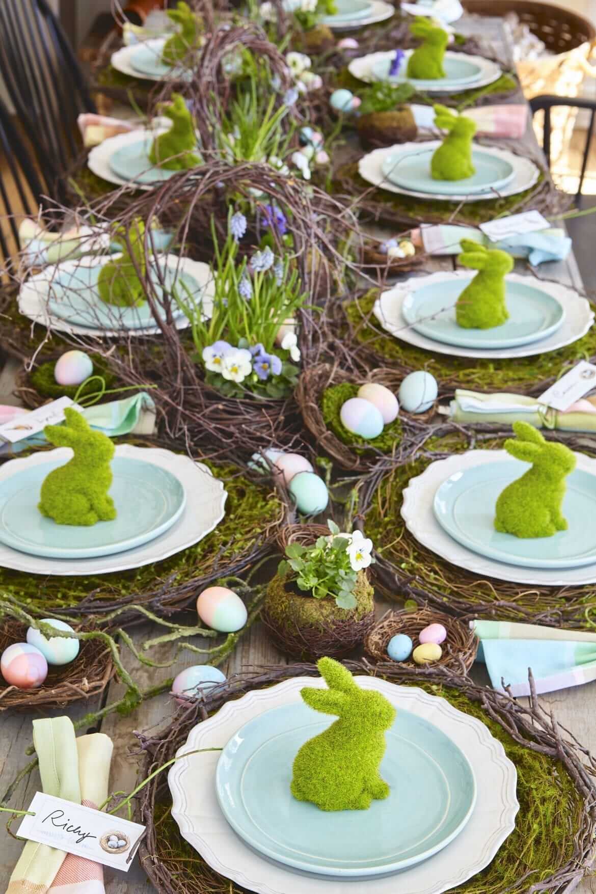 NatureInspired Easter Tables Nora Murphy Country House