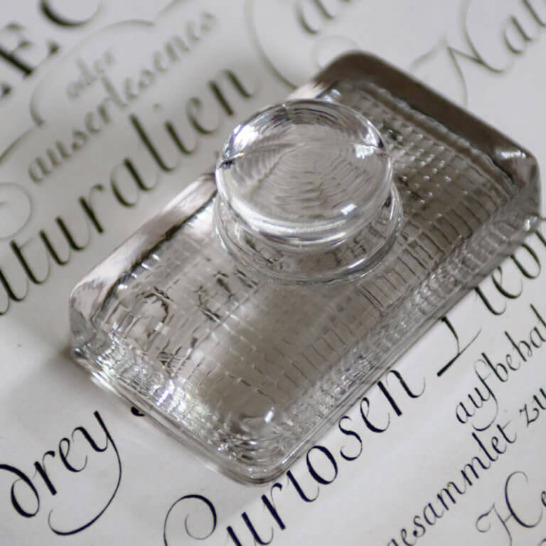 Glass Stamp Paperweight Nora Murphy Country House