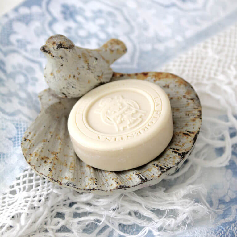 Bird Bath Soap Dish & Soap Nora Murphy Country House