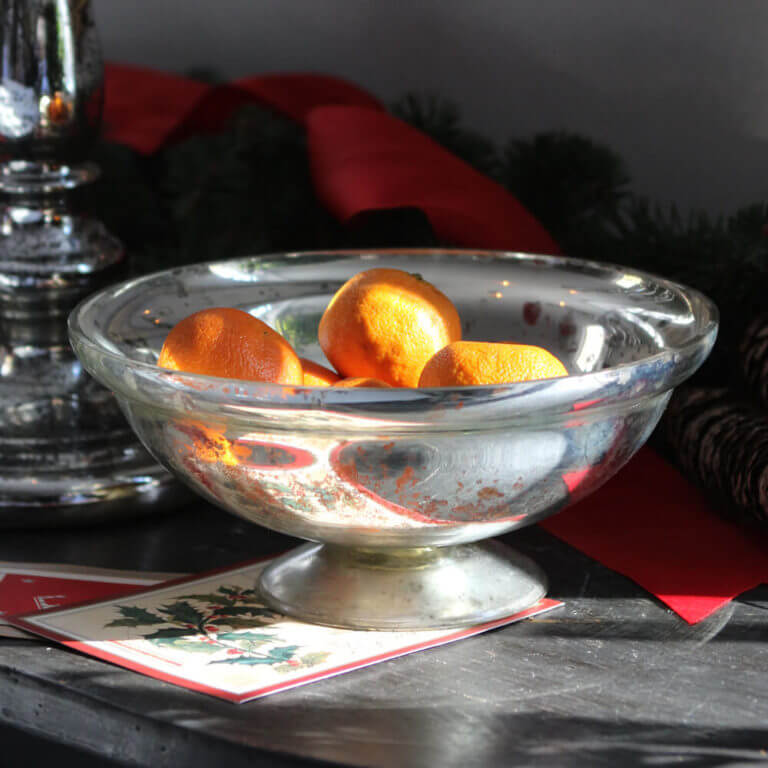 Mercury Glass Bowl Nora Murphy Country House