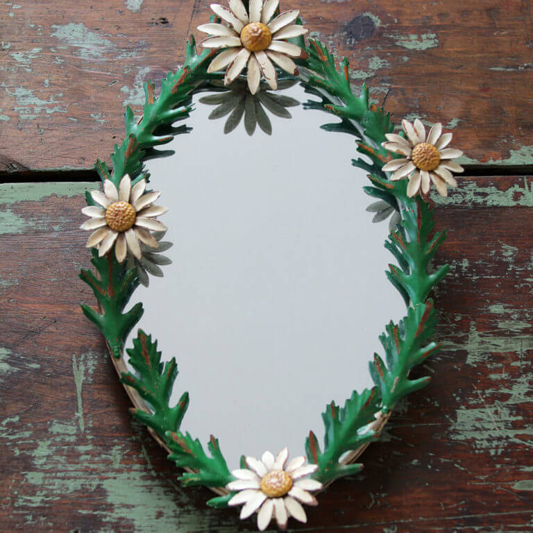 Daisies Vintage Mirror Nora Murphy Country House