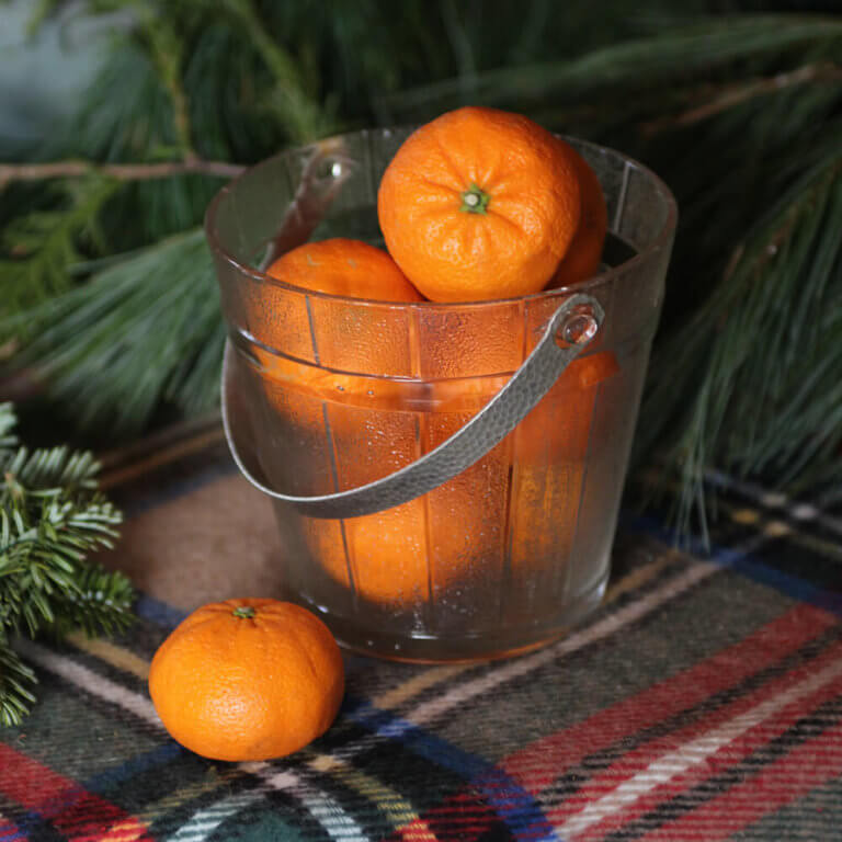 Vintage Glass Bucket Nora Murphy Country House