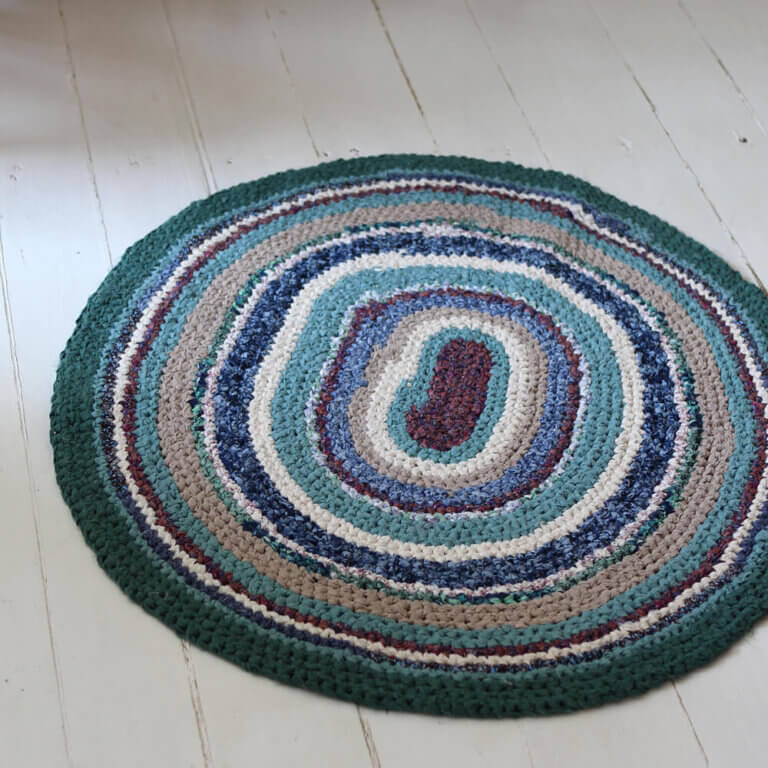 Eloise's hand braided Rug, Pine Forest Nora Murphy Country House