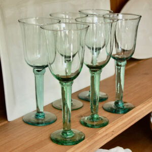 Blown Footed Wine Glass/Set of 6