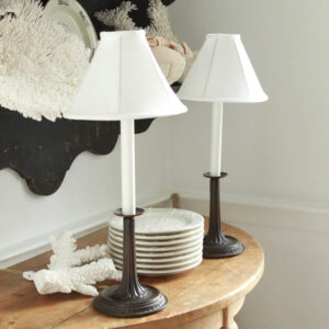 Newport Candlestick Buffet Lamps/Pair