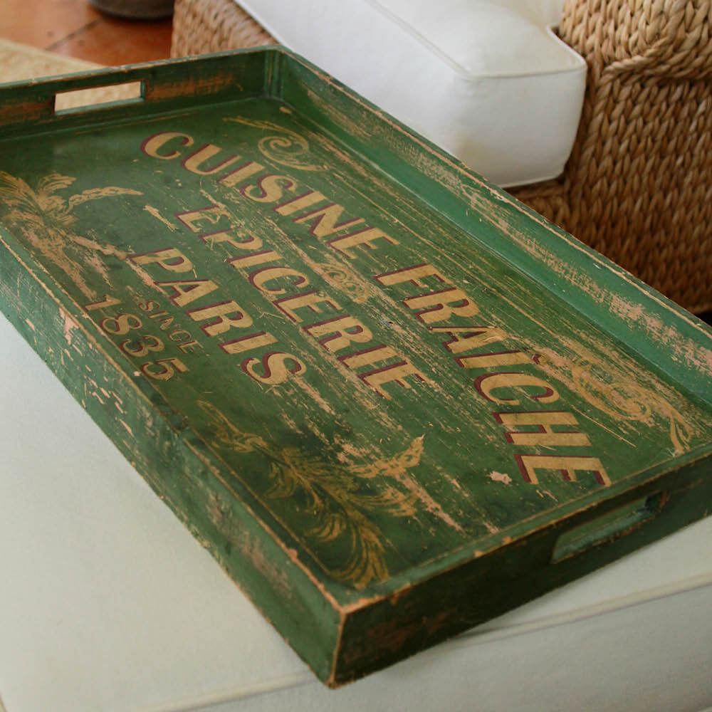 Cuisine Fraiche Painted Wood Tray