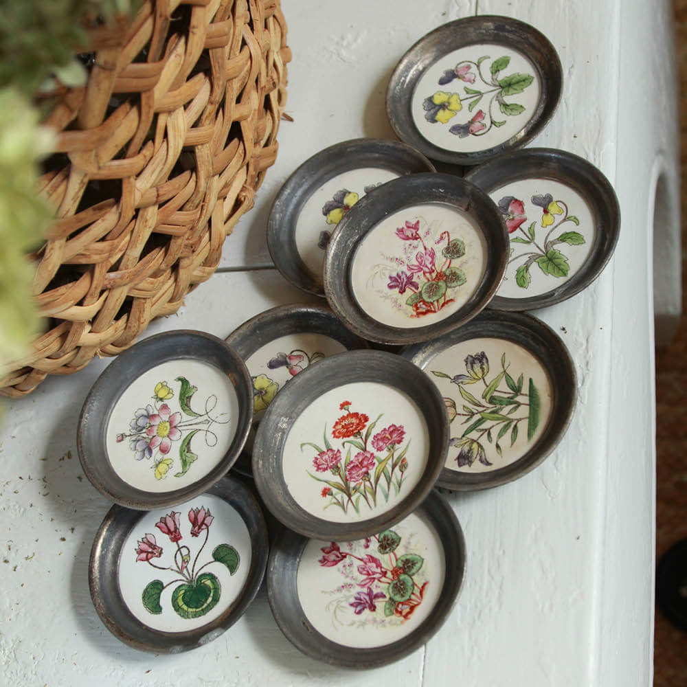 Cottage Garden Petite Coasters/Set of 10