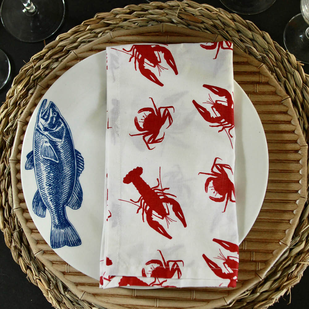 Maine Lobsters Napkins/Set of 4
