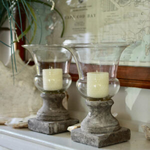 Corner Cottage Hurricanes/Set of 2