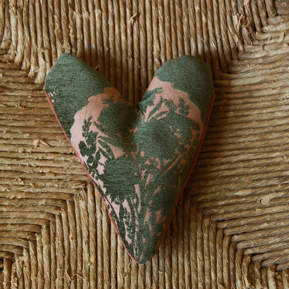 Beatrice's Antique Textile Heart Sachet