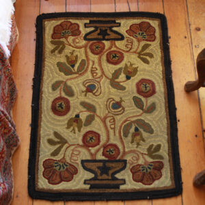 Abigail's Vintage Hooked Felt Rug