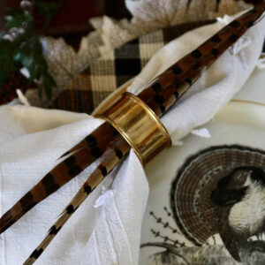 Classic Brass Napkin Rings