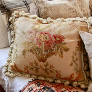 Fiona's Floral Bouquet Aubusson Pillow
