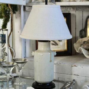 Antique Asian Pottery Lamp