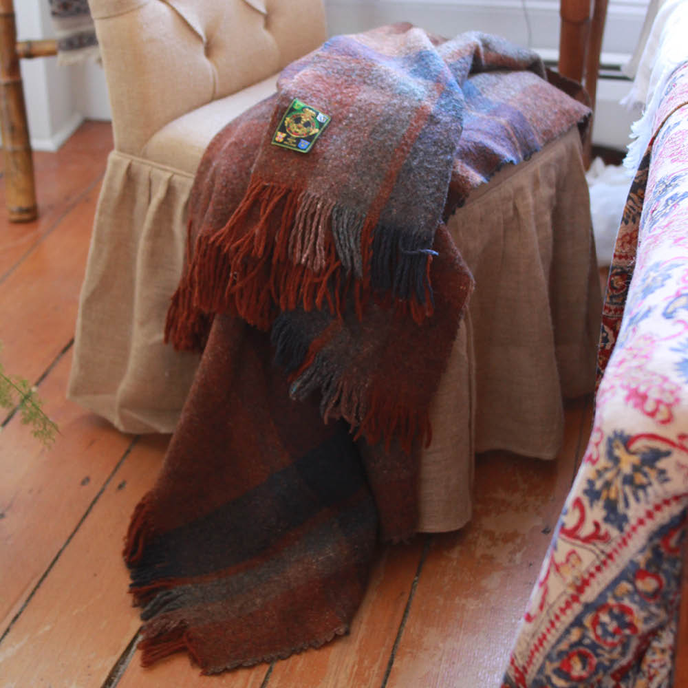 Irish Donegal Tweed Blanket