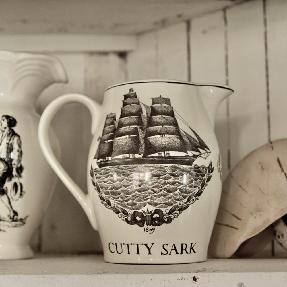 Vintage Cutty Sark Nautical Pitcher