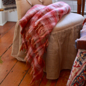 Heather Brae Scottish Mohair Throw Blanket