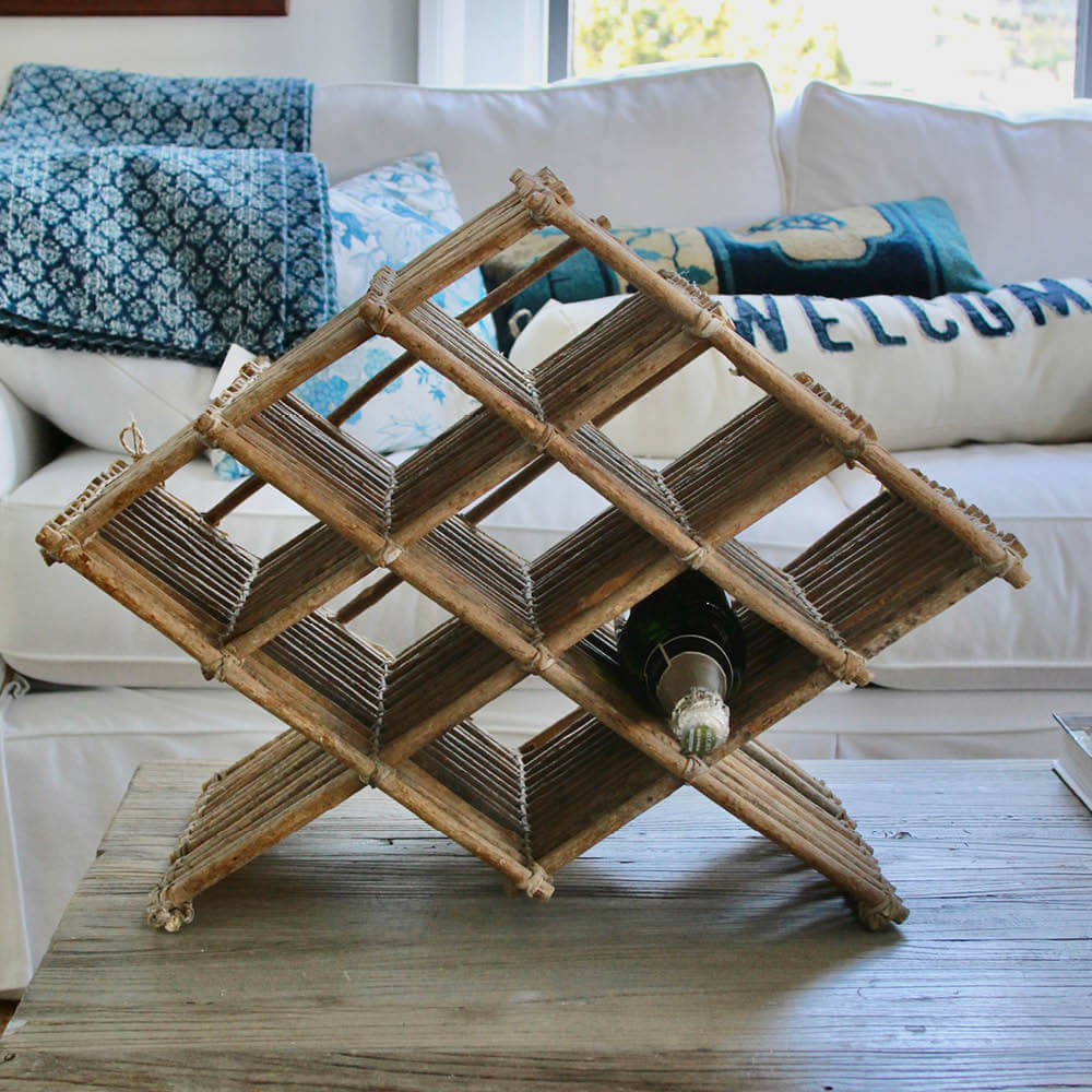 Lake House Rustic Wine Rack
