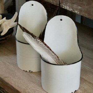 Country Kitchen Wall Pocket Pair/Set of 2