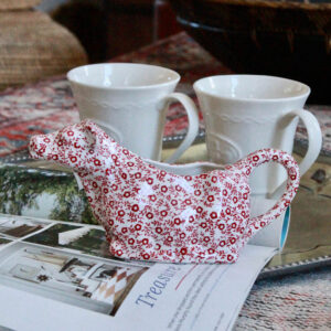 Felicity Red, English Staffordshire Cow Creamer