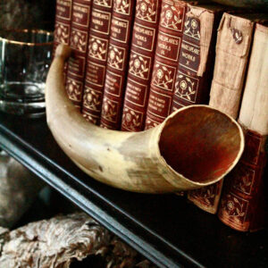 Large Antique Natural Horn