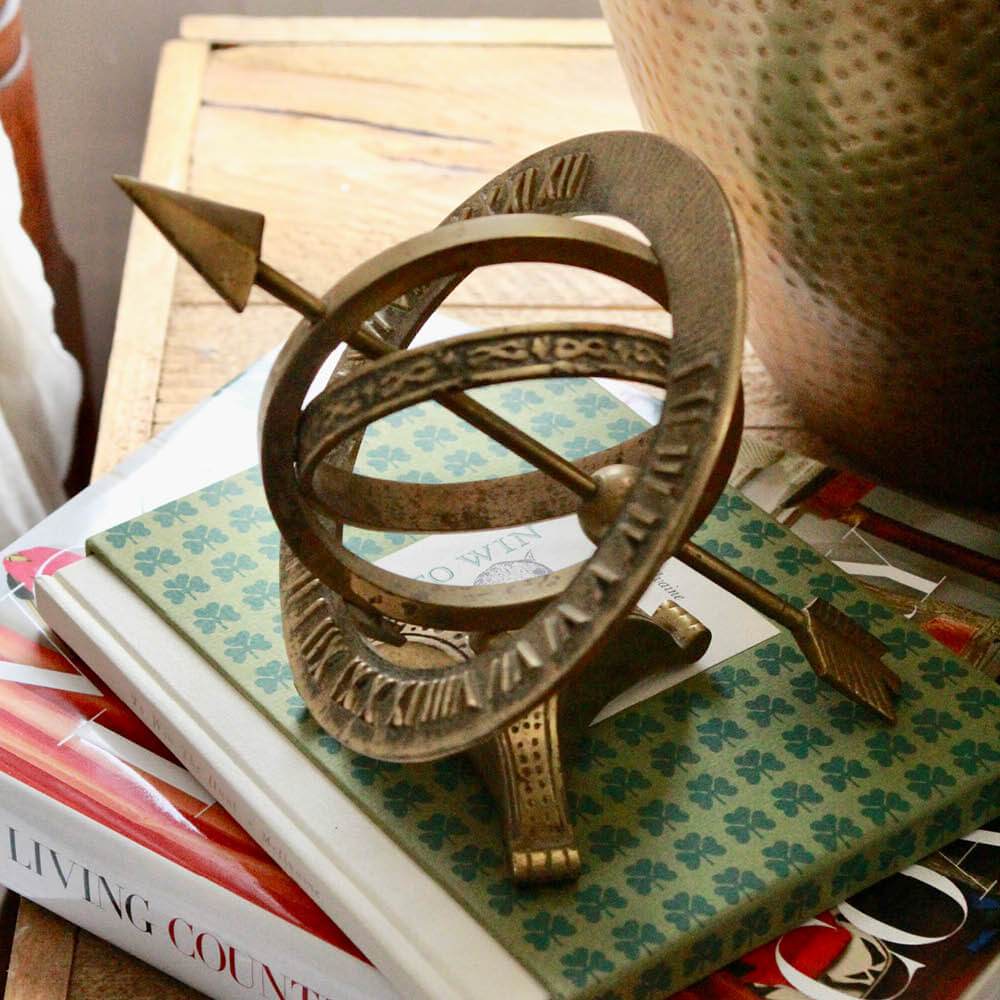 Petite Brass Armillary Sphere