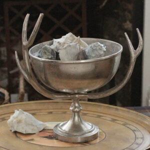 Beaumont Stag Antler Pedestal Bowl
