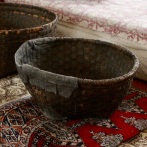 Farmhouse 19th Century Primitive Splint Basket