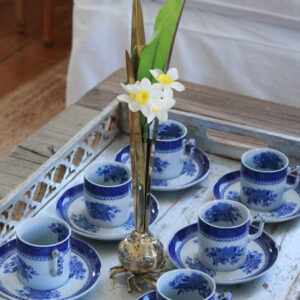 Brass Flower Bulb Bud Vase