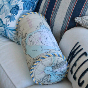 Nautical Chart Cape Cod & The Islands Bolster