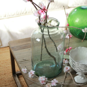 Vintage Hungarian Hand Blown Pickle Jar