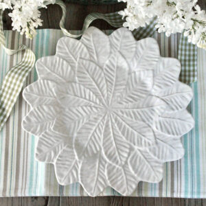 Flora Majolica Charger Plates/Set of 5