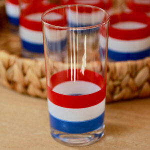 George Briard Patriotic Highball Glasses/Set of 6