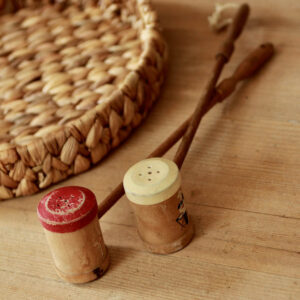 Vintage BBQ Salt & Pepper Shakers/Set of 2
