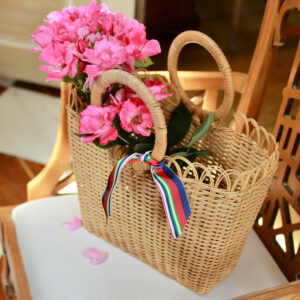 Chatham Vintage Rattan Handbag Basket