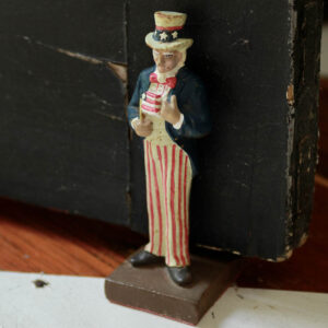 Vintage Uncle Sam Cast Iron Doorstop