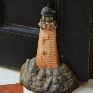 Cast Iron Lighthouse Doorstop