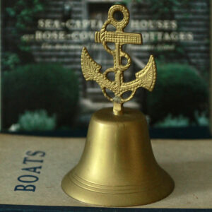 Vintage Brass Anchor Hand Bell