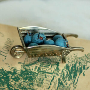 Vintage English Miniature Wheelbarrow