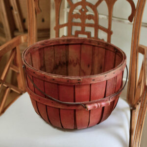 Apple Red Vintage Apple Basket