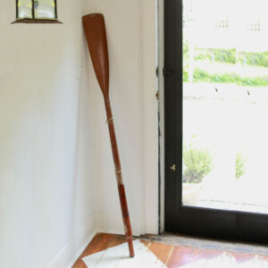 Vintage Painted Wooden Rowing Oar