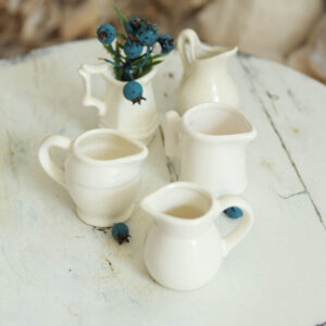 My Collection of Vintage Miniature Ceramic Pitchers/Set of 5