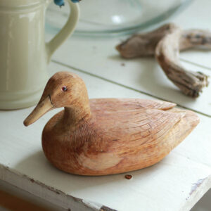 Vintage Hand Carved Wood Duck Decoy