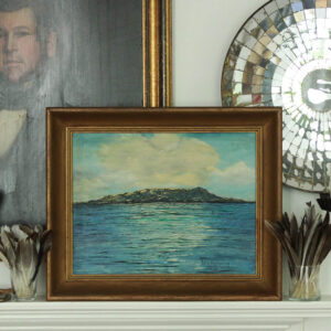 "Isolated Rock" Original Seascape Painting by Rita Fitzgerald