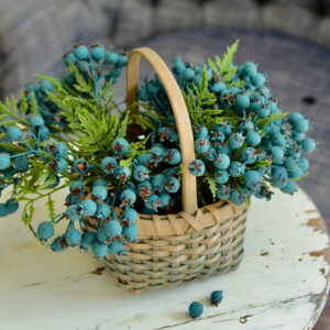 Vintage Petite Nantucket-Style Handwoven Berry Basket