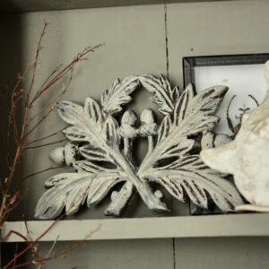 Stonington Vintage Cast Iron Oak Leaf and Acorn Architectural Ornament