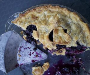Downie Island Blueberry Pie
